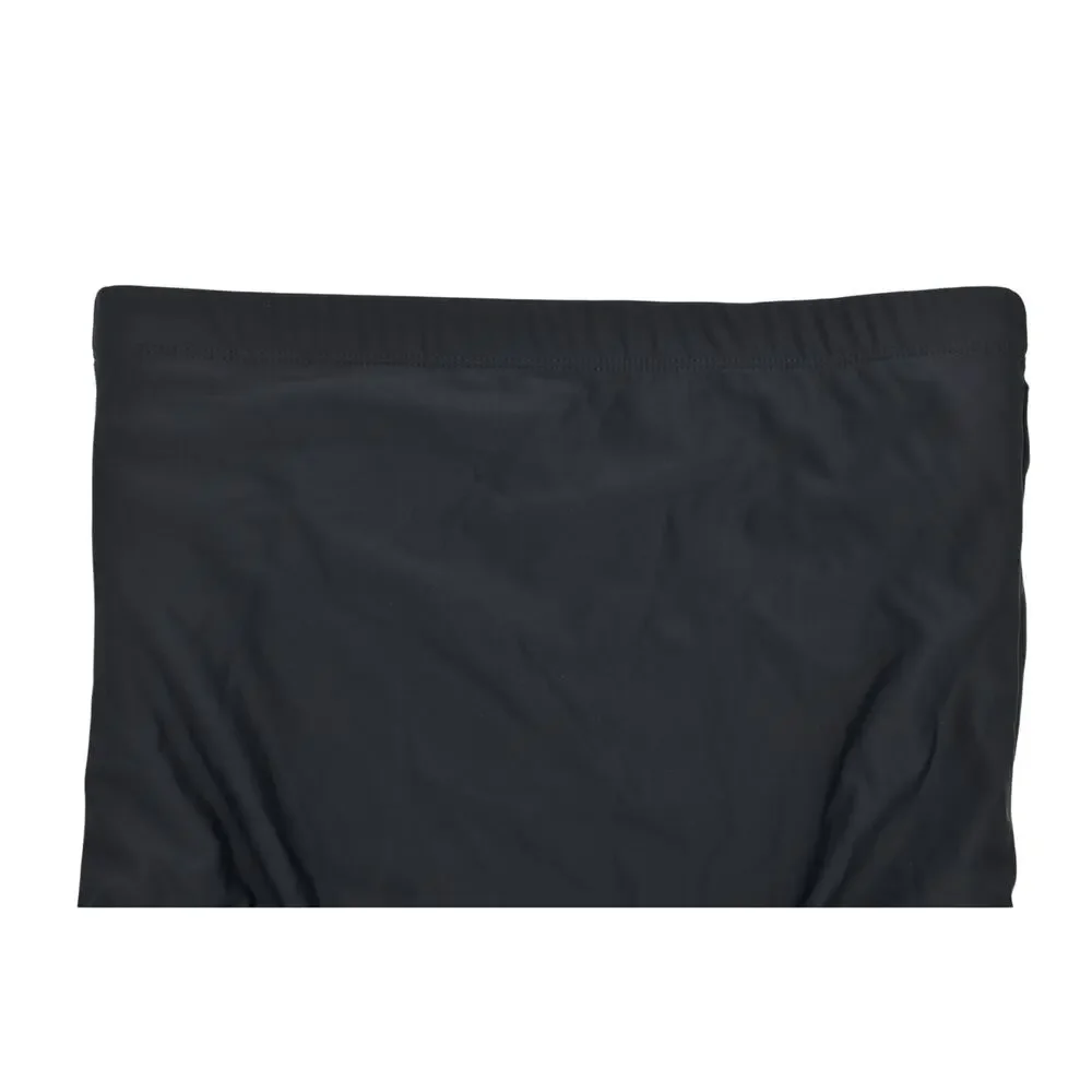 Swim Solutions Swimsuit, Solid High-Waist Swim Brief In Black - Picture 3 of 5